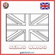 Bandera Inglaterra Para Colorear | Bandera de londres, Bandera dibujo ...