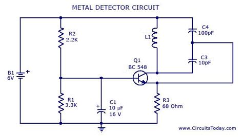 Powerful metal detector circuit, used gold metal detector md3010 wholesale price. Metal Detector - circuit diagrams, schematics, electronic projects | Electronics | Pinterest ...