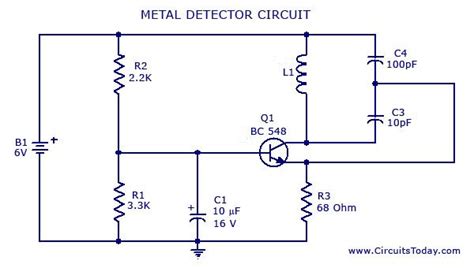 Simple diy bfo metal detector. Metal Detector - circuit diagrams, schematics, electronic projects | Electronics | Pinterest ...