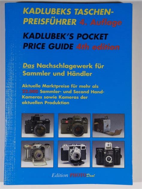 Kadlubeks Taschenpreisfuhrer 4 Auflage 22000 Prices Catawiki