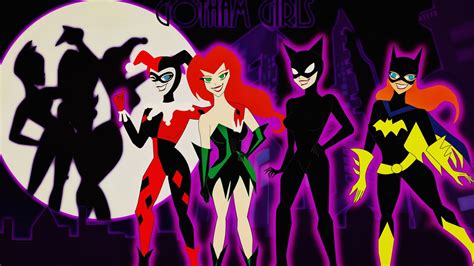 Wallpaper Id 596198 Harley Quinn Catwoman Gotham City Sirens