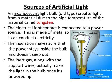 Ppt Sources Of Artificial Light Powerpoint Presentation Free