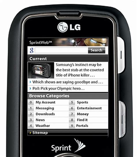 Quickly access your camera's live video to see. Sprint debut new Sprint Web mobile home page - CELLPHONEBEAT