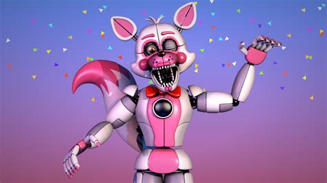 Funtime Foxy V5 Poster Fnaf Sl Blender By Chuizaproductions On