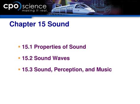 Ppt Chapter 15 Sound Powerpoint Presentation Free Download Id672673