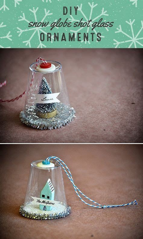 Whats Up With The Buells Crafting Diy Snow Globe Shot Glass