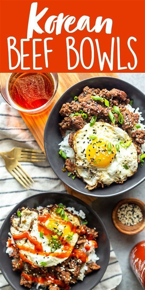It is the primary ingredient in many favorite foods from hamburgers to meatballs. Korean Ground Beef Bowl | Recipe | Beef recipes for dinner ...