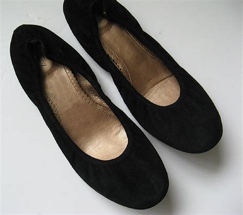 Jcrew Ballet Flats Black Suede Ballet Flats Size 9