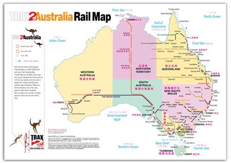 Railway Map Of Australia