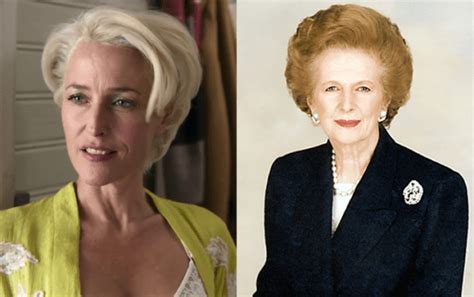 netflix reveals first look of gillian anderson as margaret thatcher in the crown