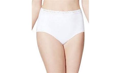 Hanes Women S White Nylon Brief Panties Pack Pack Groupon