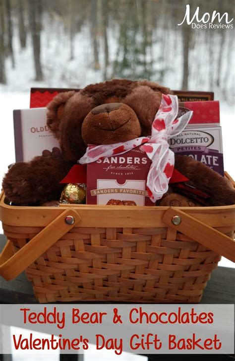Teddy Bear And Chocolates Valentines Day T Basket Giveaway