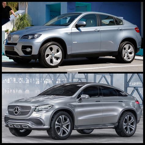 We're one of the biggest names in automotive. Photo Comparison: Mercedes-Benz M-Class Coupé Concept meets BMW X6