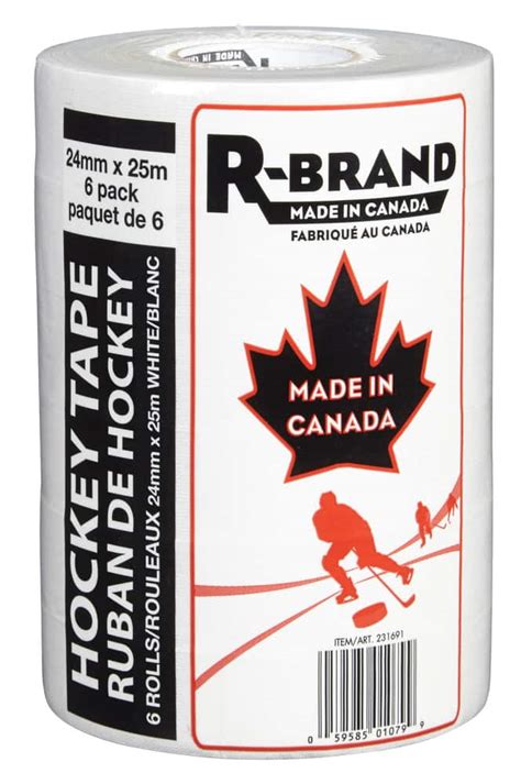 White Hockey Tape 6 Pk Canadian Tire