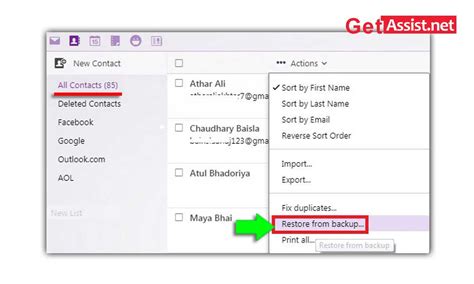 How To View My Contacts In Yahoo Mail
