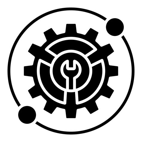 Technical Support Glyph Icon 9031590 Vector Art At Vecteezy