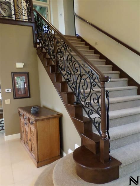 Staircase Railing Design Ideas — Ornamental Iron Works Naddours