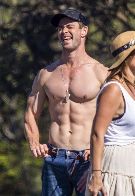 Chris hemsworth (born august 11, 1983) is an australian actor known for his role as kim hyde on the soap opera home and away. find more pictures, news and articles about chris hemsworth here. Chris Hemsworth Flaunts His Chiseled Abs With Brother Liam in Australia: Pics! | Entertainment ...