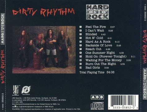 Dirty Rhythm Hard As A Rock 1992 ~ Mail 4 Metalblogspot