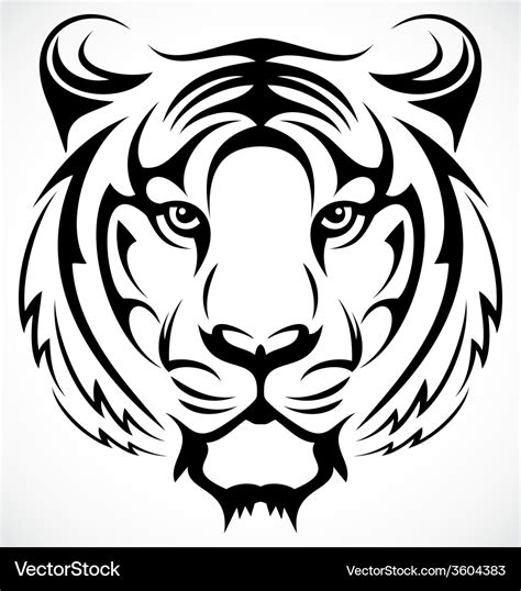 Tiger Head Vector Free Download