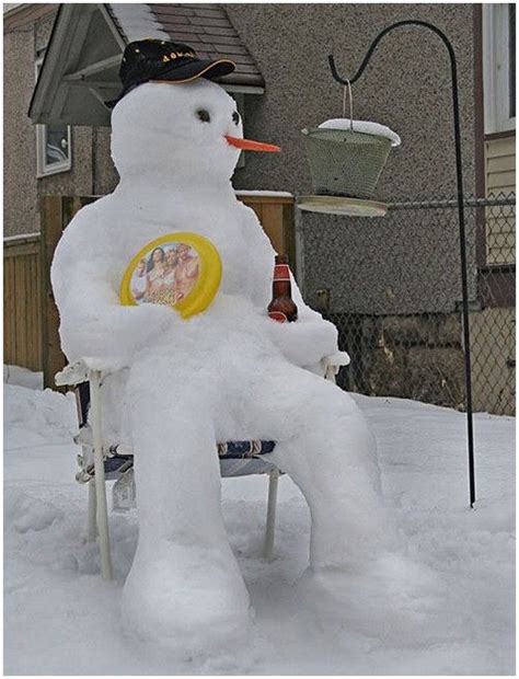 30 Creative And Funny Snowman Ideas Funny Pictures Pinterest