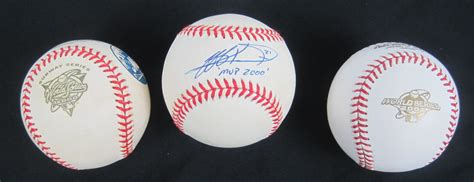 Lot Detail - Jeff Kent Autographed 2000 NL MVP Baseball & 2000/2002 WS