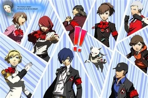 Shigenori soejima was in charge of designing the characters in persona 4.with the series now taking place in a fictional rural town rather than a city like in the prequels, the characters with origins from the city had hair styles different from those in inaba with 1up.com commenting that yu's and yosuke's were more stylish. Persona 3 Portable - All-Out Attack Portraits | Press Any Button to Start | Pinterest | Portrait ...