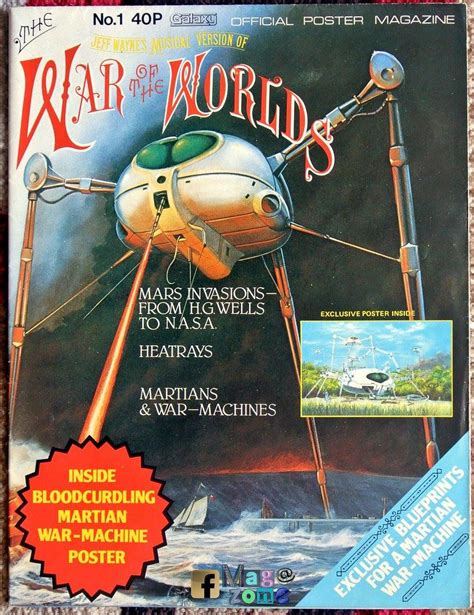 The War Of The Worlds Poster Magazine No1 1978 Flickr