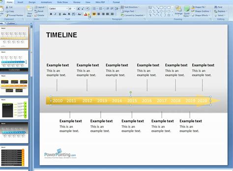 How To Customize A Timeline In Powerpoint Youtube