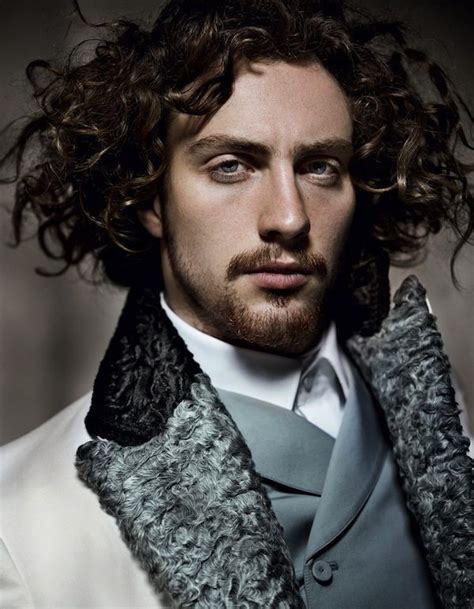 It did not become a book for a long time because i forgot about it and didn't tell it. Aaron Taylor Long Curly Hairstyle | Aaron taylor johnson ...