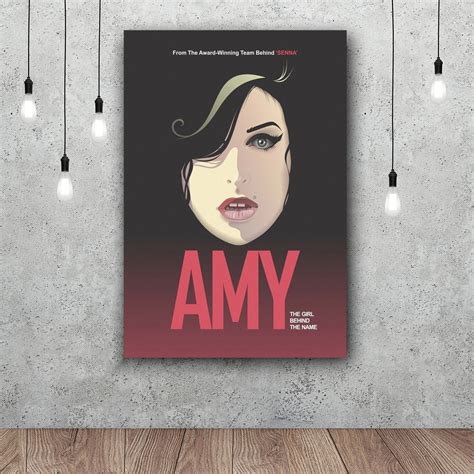 Amy Winehouse Art Silk Fabric Poster Print 12x18 24x36inch Room With