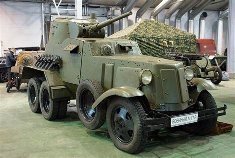 Ba 10a Early Soviet Medium Armored Car Ww Ii Armored Vehicles