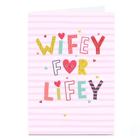 buy personalised jess moorhouse card wifey for lifey for gbp 2 29 card factory uk