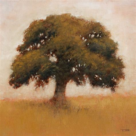 Golden Oak Tree 220507 Tonal Landscape Oak Tree Painting
