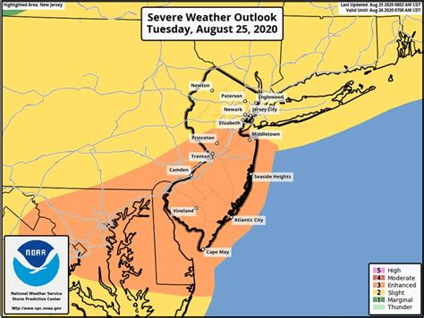 Severe Thunderstorm Watch Issued In Nj For Threat Of Damaging Winds
