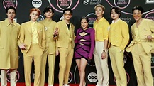 BTS and BECKY G Moments at AMAs 2021 - YouTube
