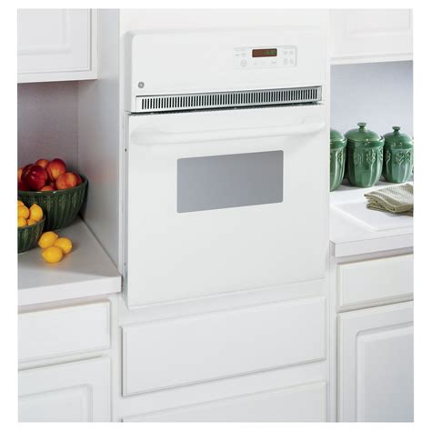 Ge Jrp20wjww 24 Inch Electric Single Self Cleaning White Wall Oven