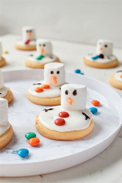 Easy Melted Snowman Cookies Recipes From A Pantry
