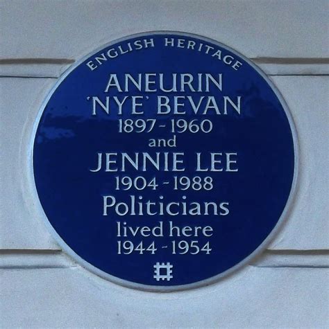 Aneurin Bevan And Jennie Lee London Remembers Aiming To Capture All