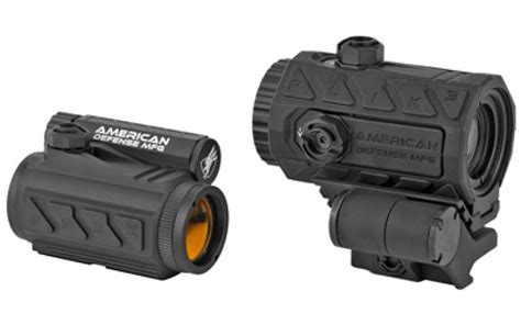 American Defense Mfg Duo Red Dot Magnifier Combo 2 Moa Spek 3x Rd