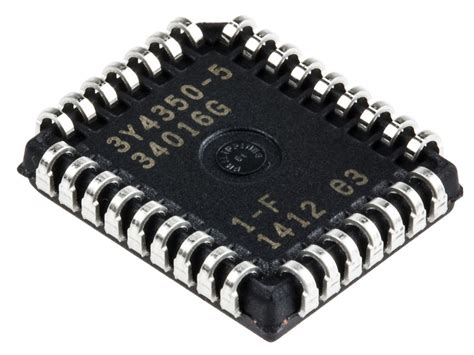 At27c010 45ju Microchip 1mbit Otp Eprom Memory 32 Pin Plcc Rs