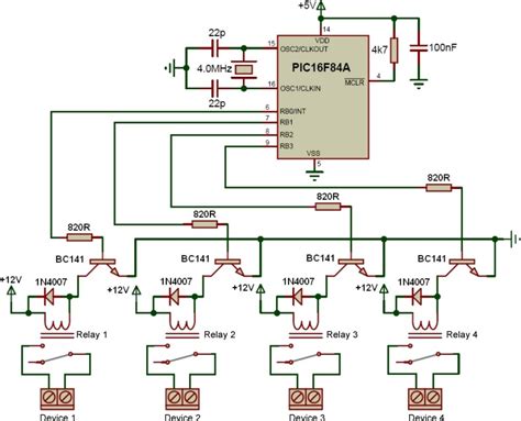 Relay Control Circuit Diagram Circuit Diagram