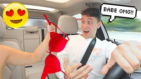 Removing All My Clothes While My Boyfriend Drives Hilarious Youtube