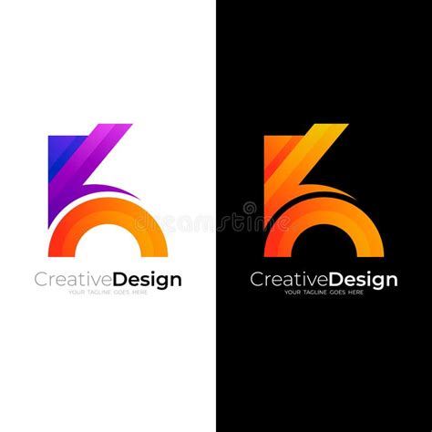 Abstract K Logo With Technology Design Template 3d Style Stock Vector