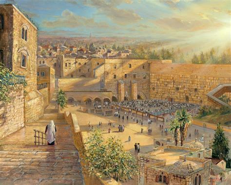 Artwork By Alex Levin Jewish Artwork Temple In Jerusalem Jewish