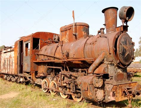 Download Royalty Free Old Rusty Steam Locomotive Stock Photo 1257764