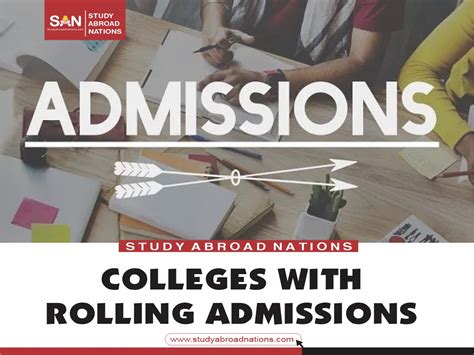 Top 10 Colleges With Rolling Admissions 2022