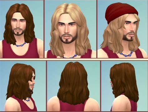 Sims 4 Hairs David Sims Emo Hairstyle