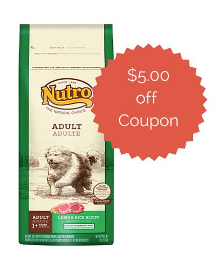 $10 off (4 days ago) nutro dog food coupons. Nutro Dog Food Coupon + Store Deals