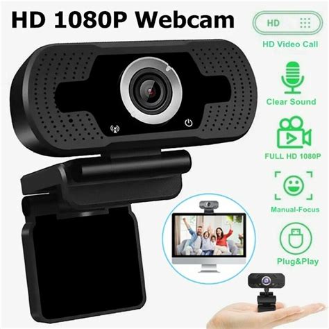 1080P Web Cam HD Camera Webcam with Mic Microphone for Computer PC Laptop Notebook - Walmart.com ...